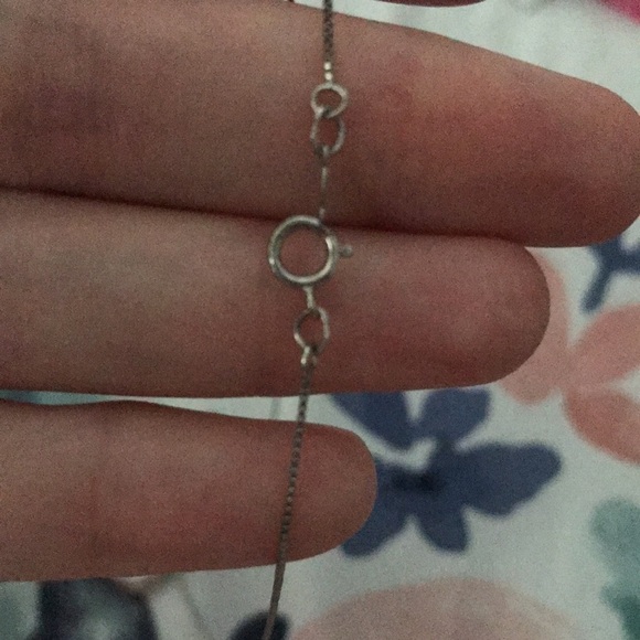 Austrian crystal moon necklace in sterling silver 🌙 - Picture 4 of 6